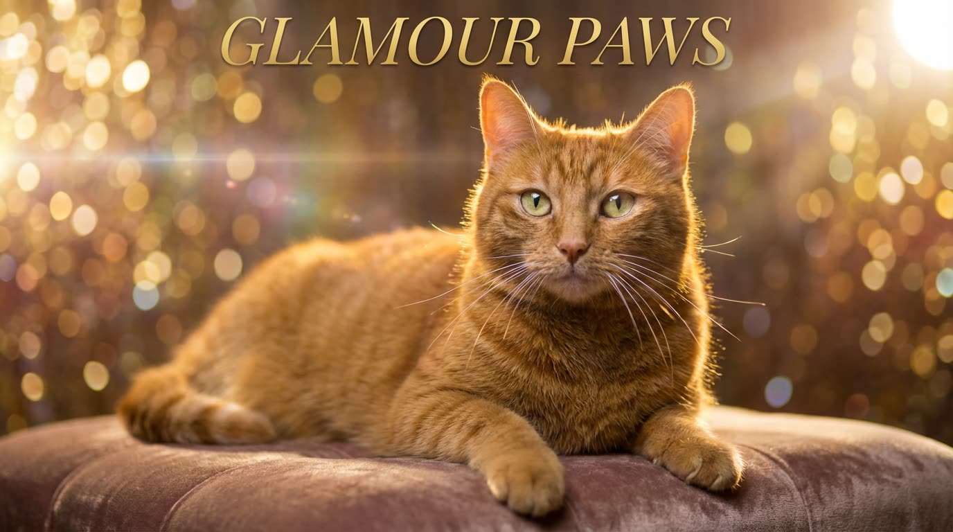 Cat glamour portrait